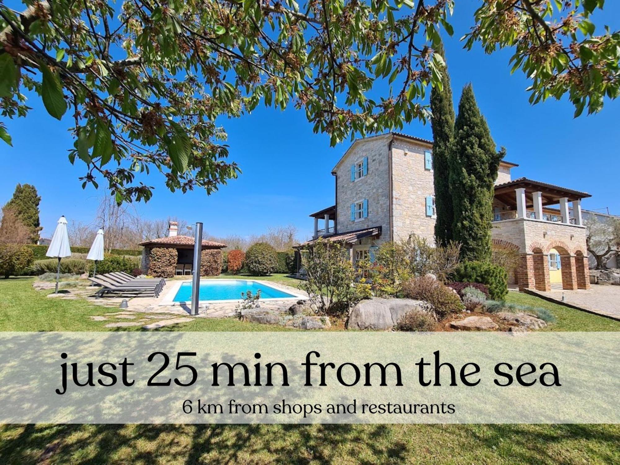 Villa Paolina With Hot Tub Višnjan Exterior foto